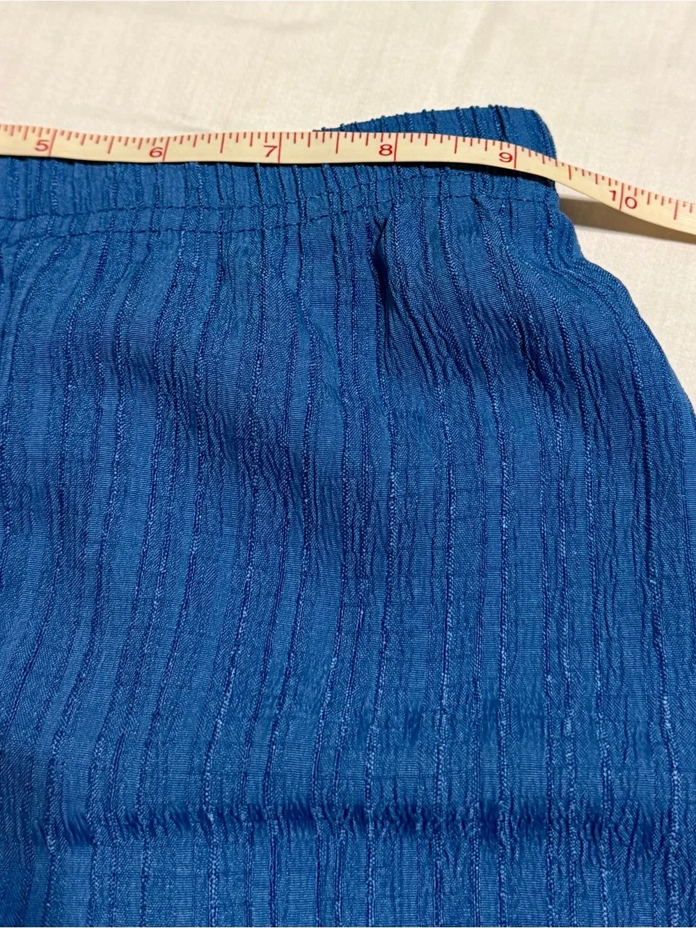 NWOT- girls blue short set
